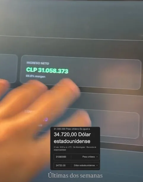 34.720 dólares en dos semanas