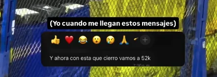 Con este cierre vamos a 52 mil